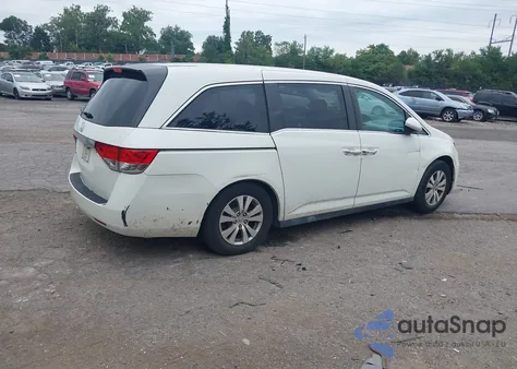 2015 Honda Odyssey Ex-L from USA, damaged, VIN 5FNRL5H62FB028705